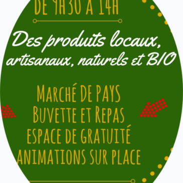 Rendez-vous au Joyeux Marché de Préchac.